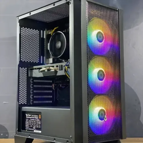 PC Gamer Novo RYZEN 5 + RX 580 + 1 ano de garantia e em até 12x