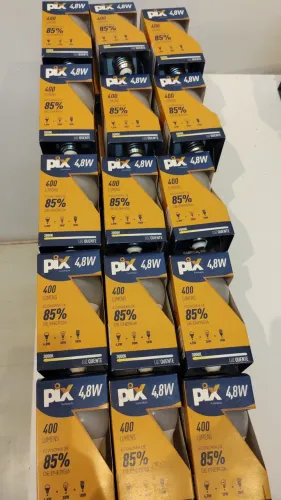 Kit 10 Lâmpadas LED 4,8W 400 Lumens - Economia de 85% de Energia