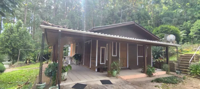 Chácara 1 hectare em Rolante RS Casa 3 quartos Cabanas Varanda Frutíferas