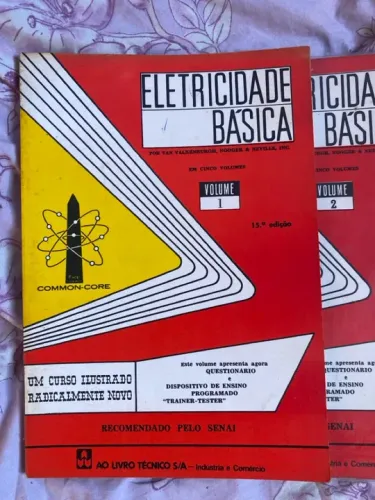 Vendo 5 Livros - Eletricidade Básica - Volume 1 ao 5 