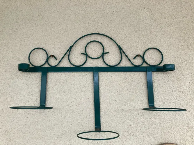 Suporte de parede de plantas decorativo verde