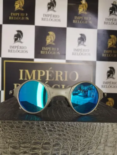 Óculos de Sol, lentes polarizadas, todo em aço