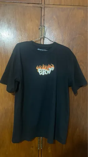 Camiseta BAW Flame Preta M