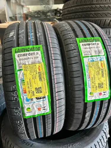 02 pneus Lanvigator Comfort II 185/45R15 75V - Novos