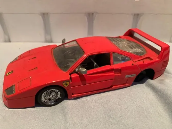 carro miniatura ferrari f40 1987 - sunnyside diecast
