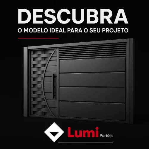 Portão Galvonizado_ Lumi: Design e Proteção
