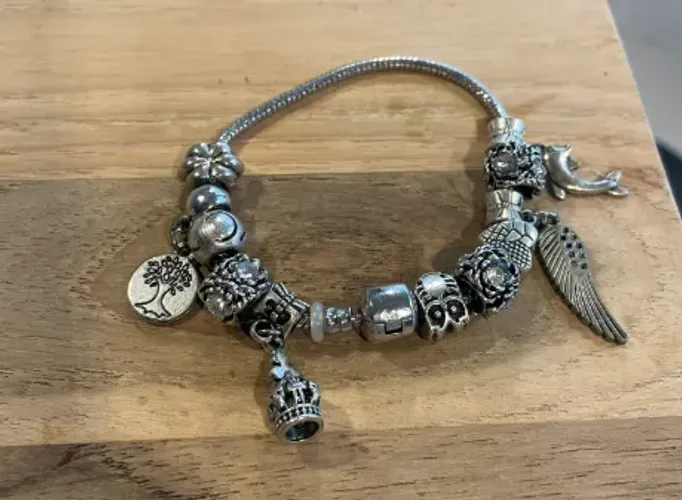 Pulseira Bijuteria com Pingentes Natureza- Estilo Boho R$ 40