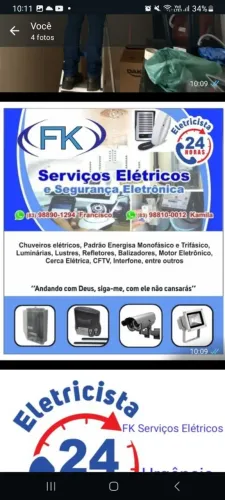 Eletricista Profissional 24hrs urgência