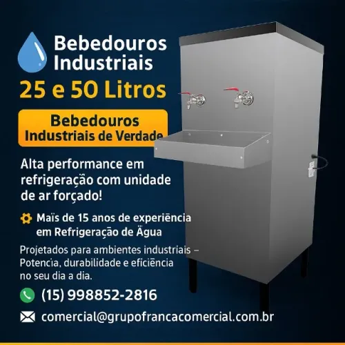 Bebedouro Industrial 50 Litros