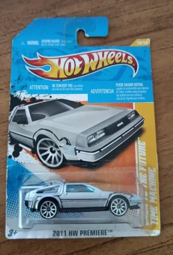 Hot Wheels DeLorean De Volta para o Futuro Edição Limitada