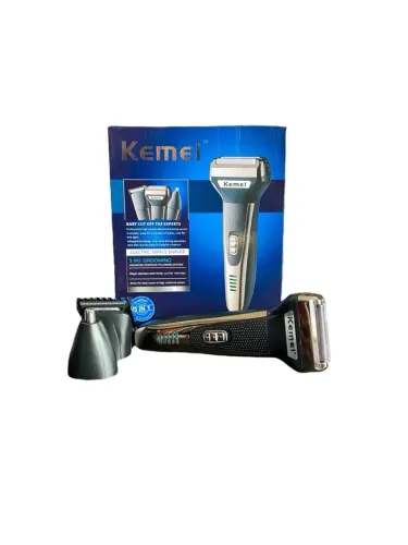 BARBEADOR PROFISSIONAL 3 EM 1 KEMEI KM-6776