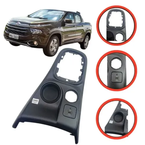 Moldura Console Fiat Toro 2016 A 2020    ETQ6988