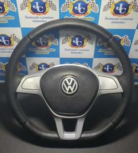 Volante Esportivo Modelo Gol G7 G8 Prata para Gol, Parati, Saveiro G2 G3 G4 G5