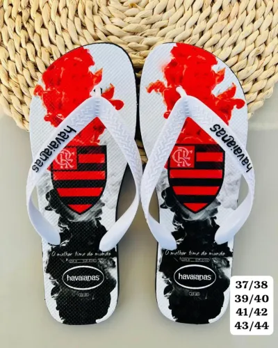 Havaianas flamengo masculino <br>Flameng<br><br>R$40,00 comissão R$5,00