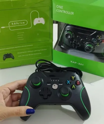 Controle Xbox One , com Fio ou Sem Fio, loja em Rio Preto.