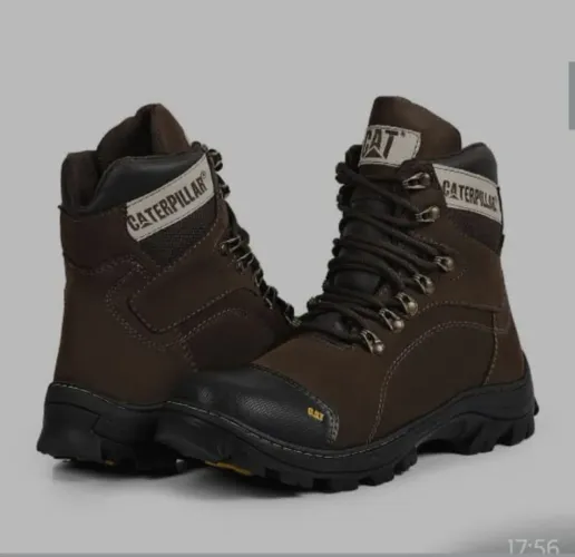 Bota Caterpillar Couro legítimo Marrom
