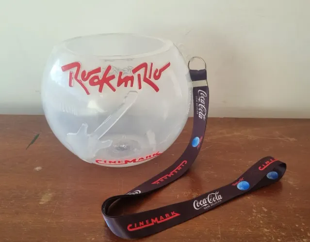 Colecionismo - Balde de Pipoca Rock in Rio 2022 - Cinemark
