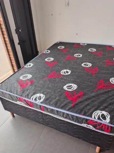 COLCHÃO CASAL PRETO DISPONÍVEL À PRONTA-ENTREGA