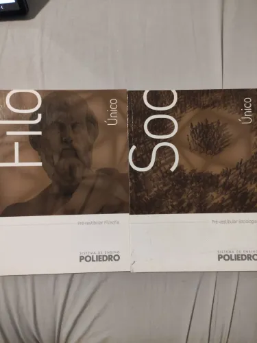 Livros Pré-Vestibular Poliedro - Filosofia e Sociologia