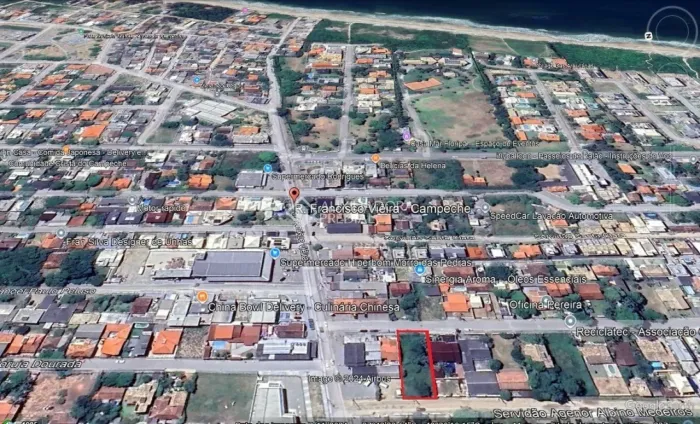 Terreno com viabilidade proximo a praia