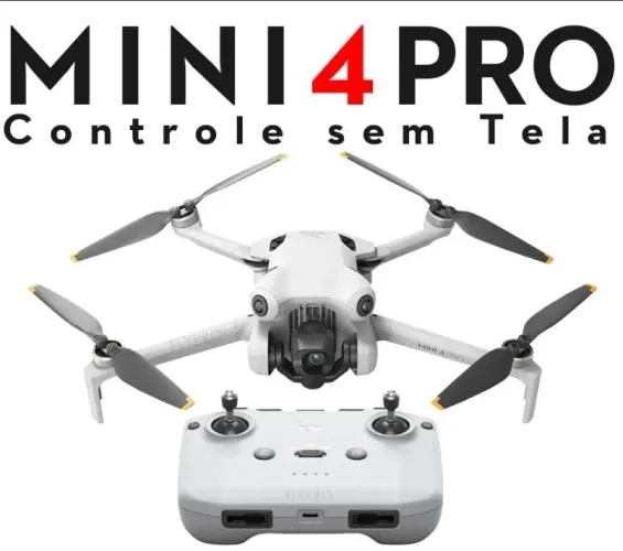 DJI MINI 4 PRO + CONTROLE RC-N2 | APENAS 12 CICLOS DE BATERIA | IMPECÁVEL