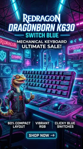 Teclado Mecânico Redragon - NOVO
