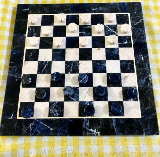 Estojo de jogos xadrez e damas