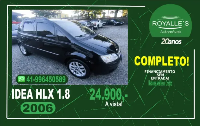 Fiat Idea HLX 1.8 MPI Flex 8V 5P 2006