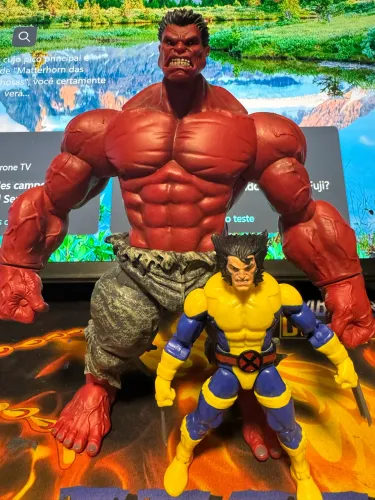 Marvel Select Legends Red Hulk e Wolverine