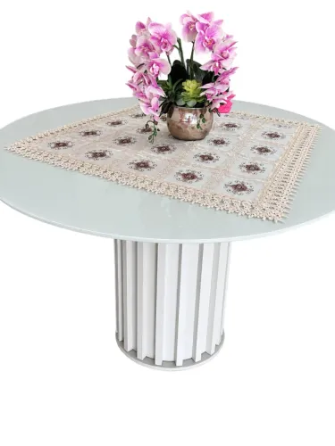 Mesa de jantar redonda