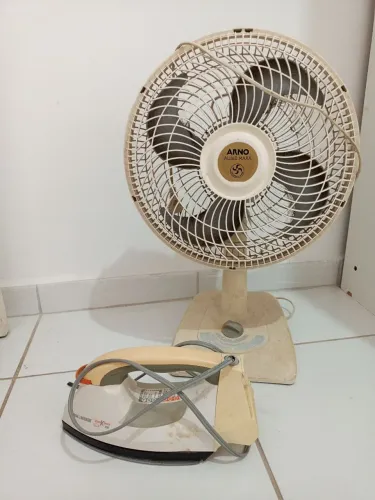 Kit Ventilador Arno+ ferro Black&Decker para conserto ou sucata