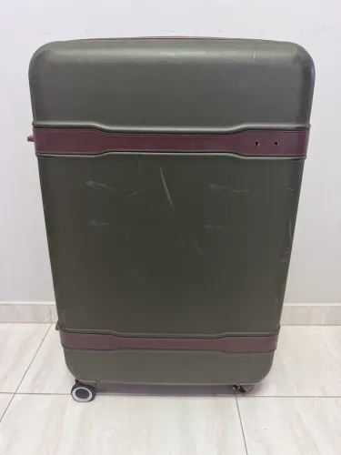 Mala grande Samsonite rígida expansível com 4 rodas