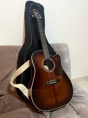 VIOLÃO- CORT MR500 folk com bag e regulado 