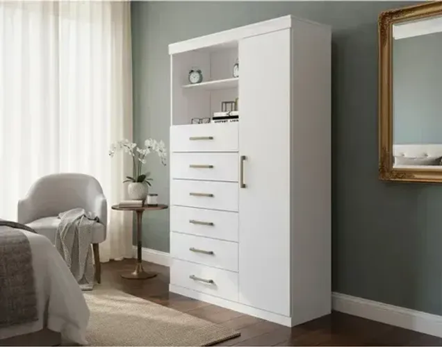 COMODA MULTIUSO MARABA 1.6 ANTOS ANDIRA COM 6 GAVETAS E 1 PORTA - ENTREGA E ONTAGEM GRATÍS