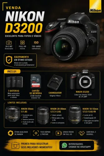 Nikon 3200 kit 
