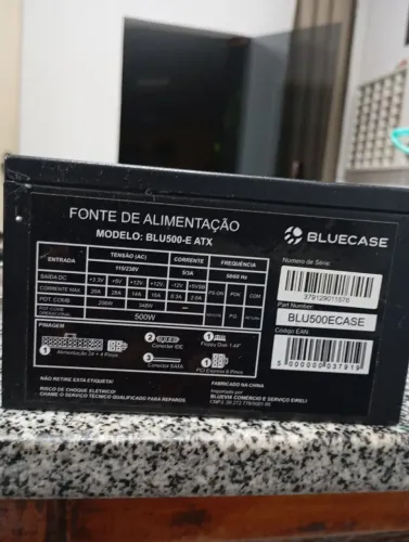 Fonte 500w para pc de entrada