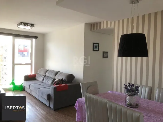 Apartamento mobiliado, 3 quartos (1 suíte), churrasqueira e vaga, Infra completa