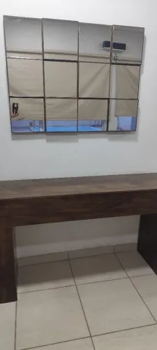 Móveis decoração - mesa aparador + espelho 3D