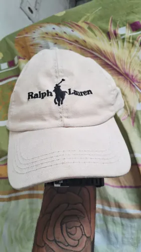 Bone mais camisa tam:M primeira linha Premium peruana bone Ralph Lauren bege luxo 