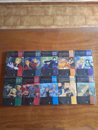 Mangás FullMetal Alchemist vol 1 ao 10