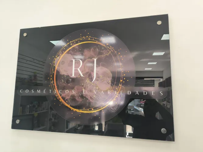 Placa de vidro para comércio