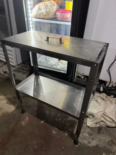 Mesa inox corte frango