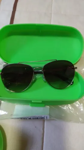 Óculos de sol Kipling aviador/ Novo / Em metal/ Lentes degradê Marrom