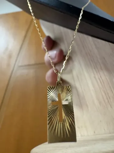 Corrente Cartier de ouro 18k procedência garantia eterna