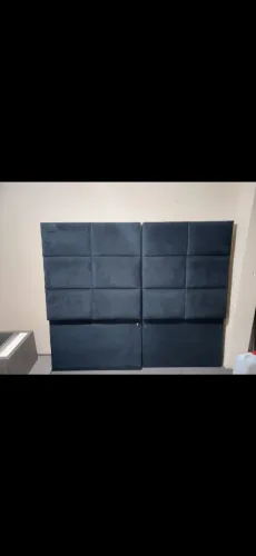 Cabeceira de cama nova preta 