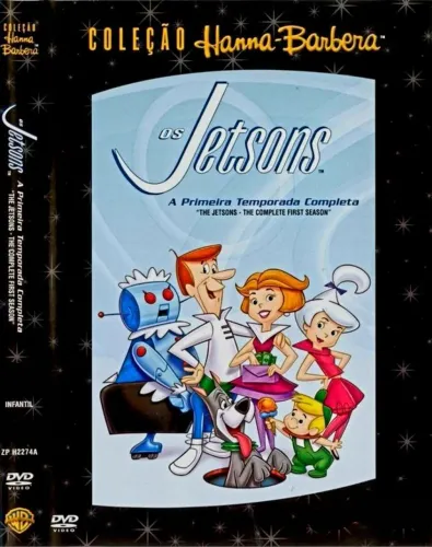 BOX DVD OS JETSONS 4 DISCOS ORIGINAL A SÉRIE COMPLETA RARIDADE