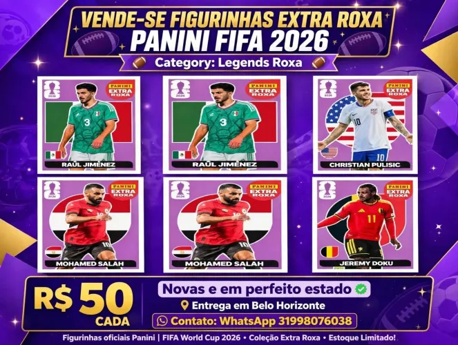 ? FIGURINHAS LEGENDS COPA 2026 - ORIGINAIS ?