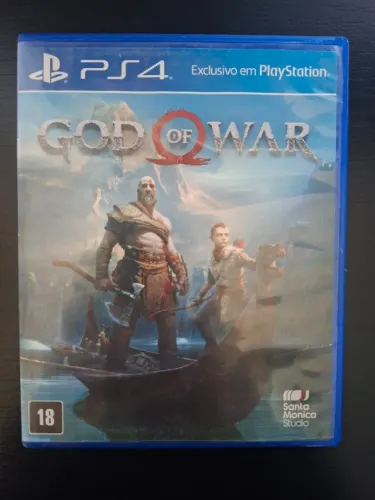 God of war 2018 - PS4 - capa azul