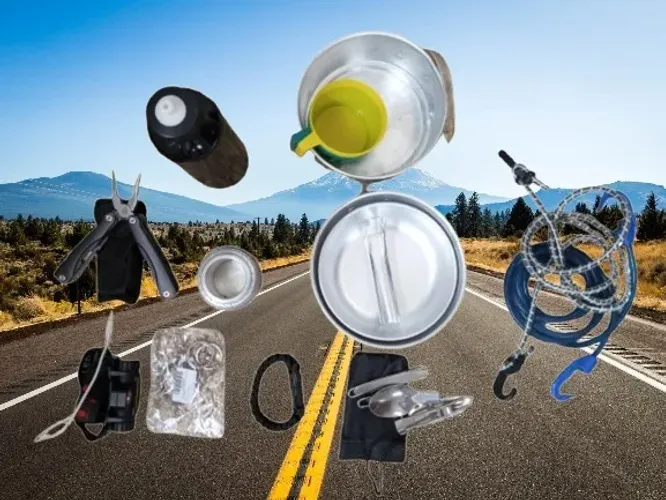 kit equipamentos: camping montanhismo aventura outdoor
