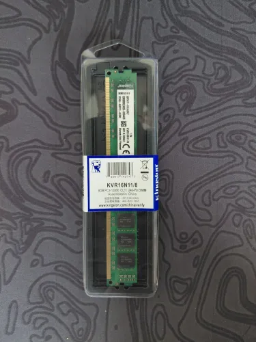 Memória RAM Kingston DDR3 8GB 1600MHz (NOVA/LACRADA)